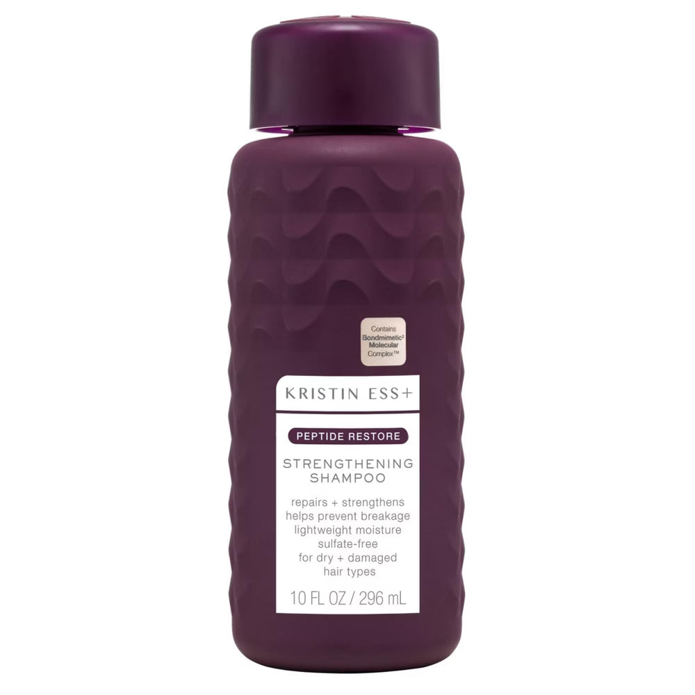 Kristin Ess front packaging showing bottle and branding for easy recognition and shelf appeal