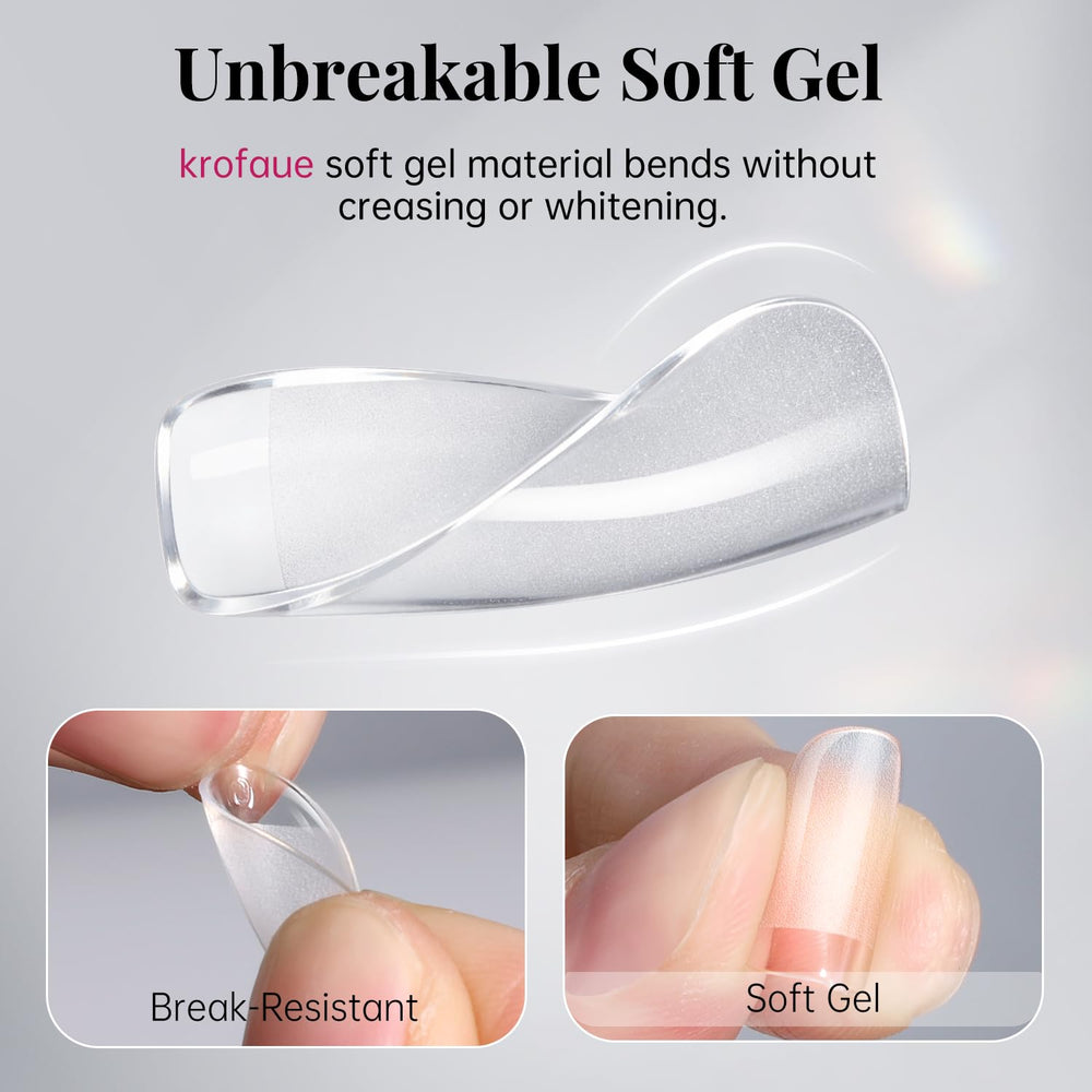 krofaue coffin shape array highlighting durable tip and fashionable silhouette