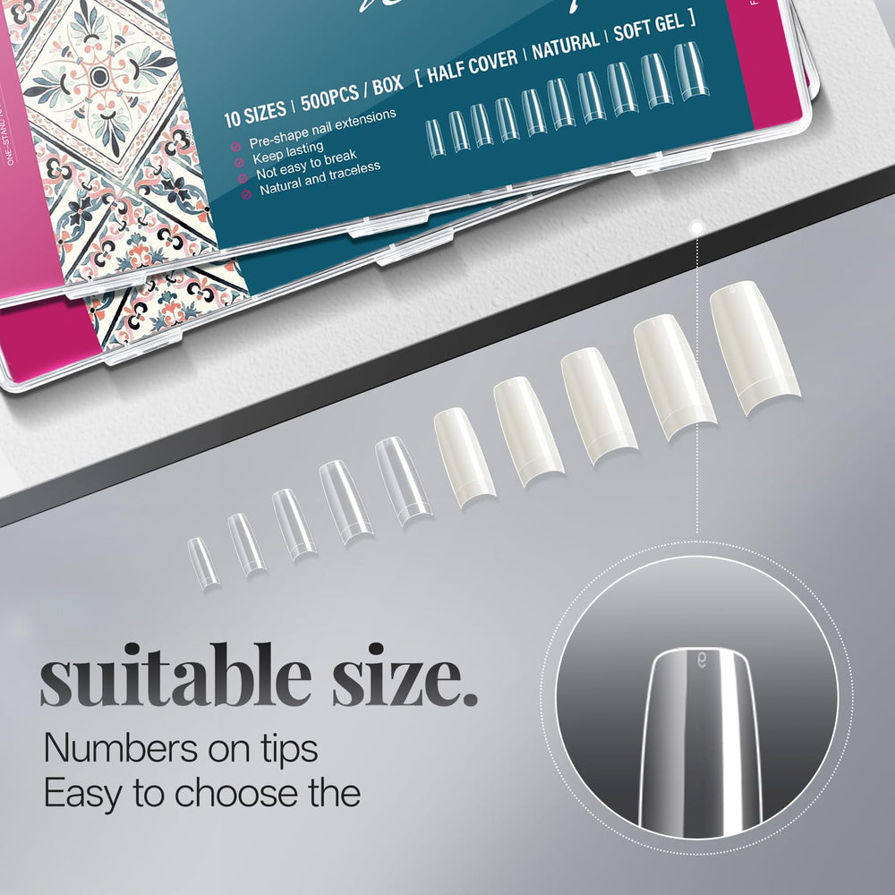 krofaue half-cover smile line detail demonstrating ready-made French edge