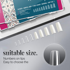 krofaue half-cover smile line detail demonstrating ready-made French edge