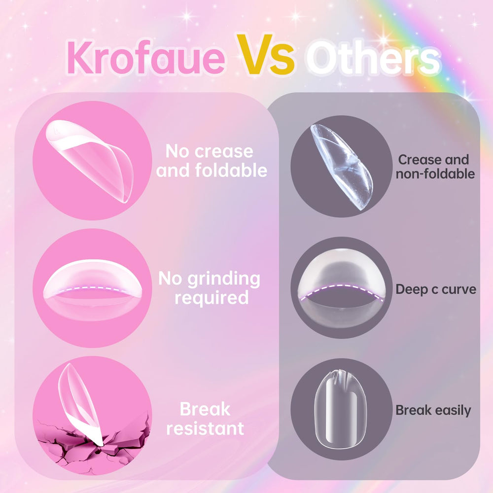 krofaue PMMA material sample illustrating flexibility and durability