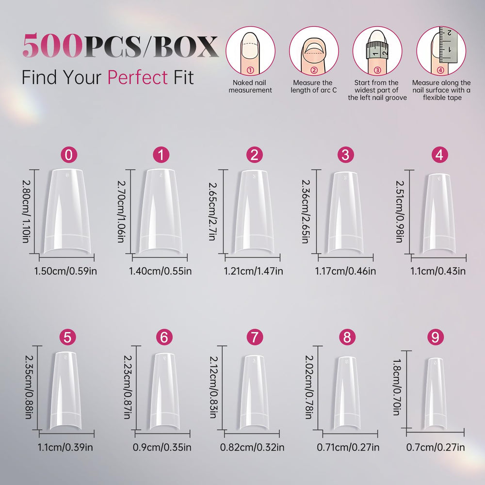 krofaue salon display with multiple finished nails demonstrating professional results benefit