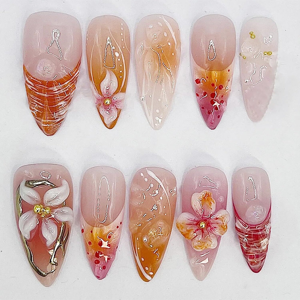 KRTBKR front packaging showing 24-piece set and included tools, perfect for quick manicures