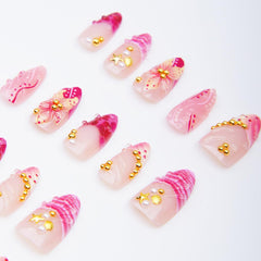 KRTBKR gold starfish and rhinestone accents emphasizing sparkle and photo-ready shine