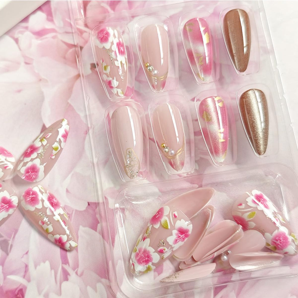 KRTBKR press-on nails worn on hand in party setting for instant glam