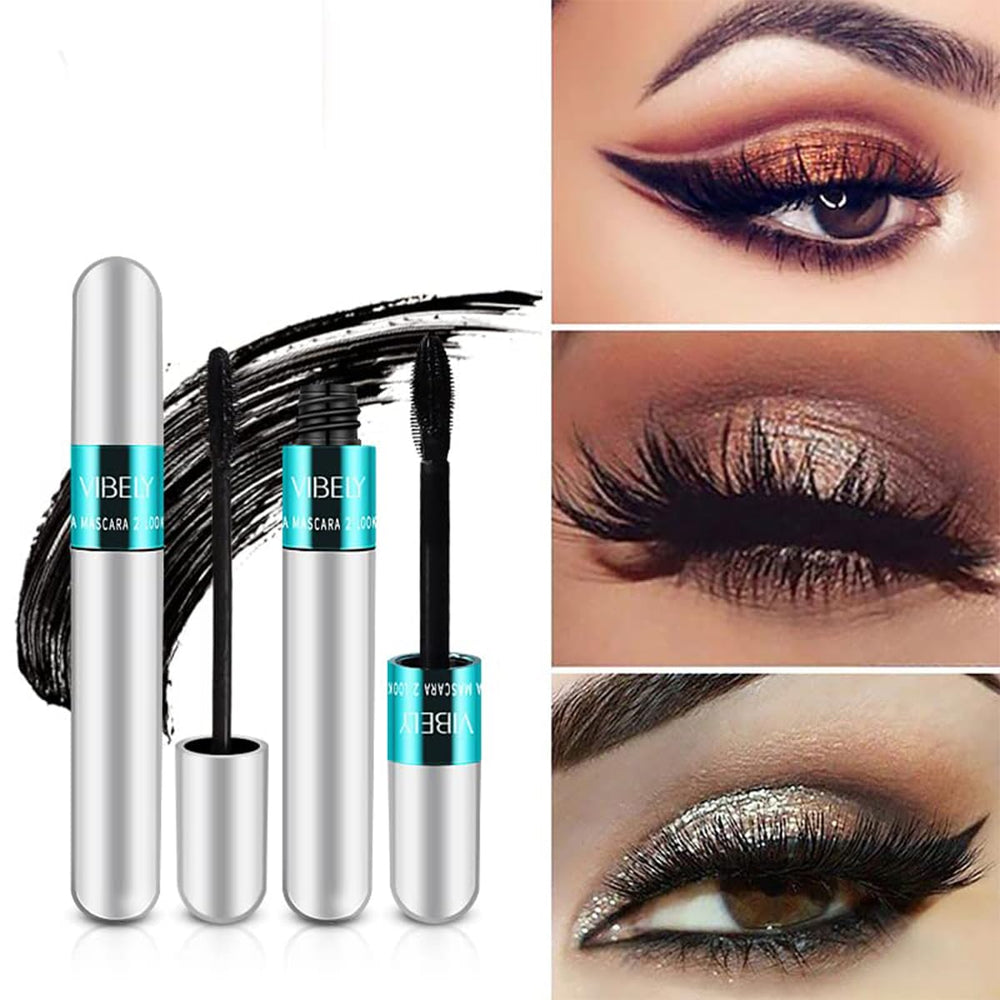 KUNSHNBEI before and after lashes demonstrating visible length and volume