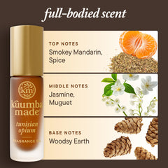 Kuumba Made applied to wrist in lifestyle scene offering subtle confident scent