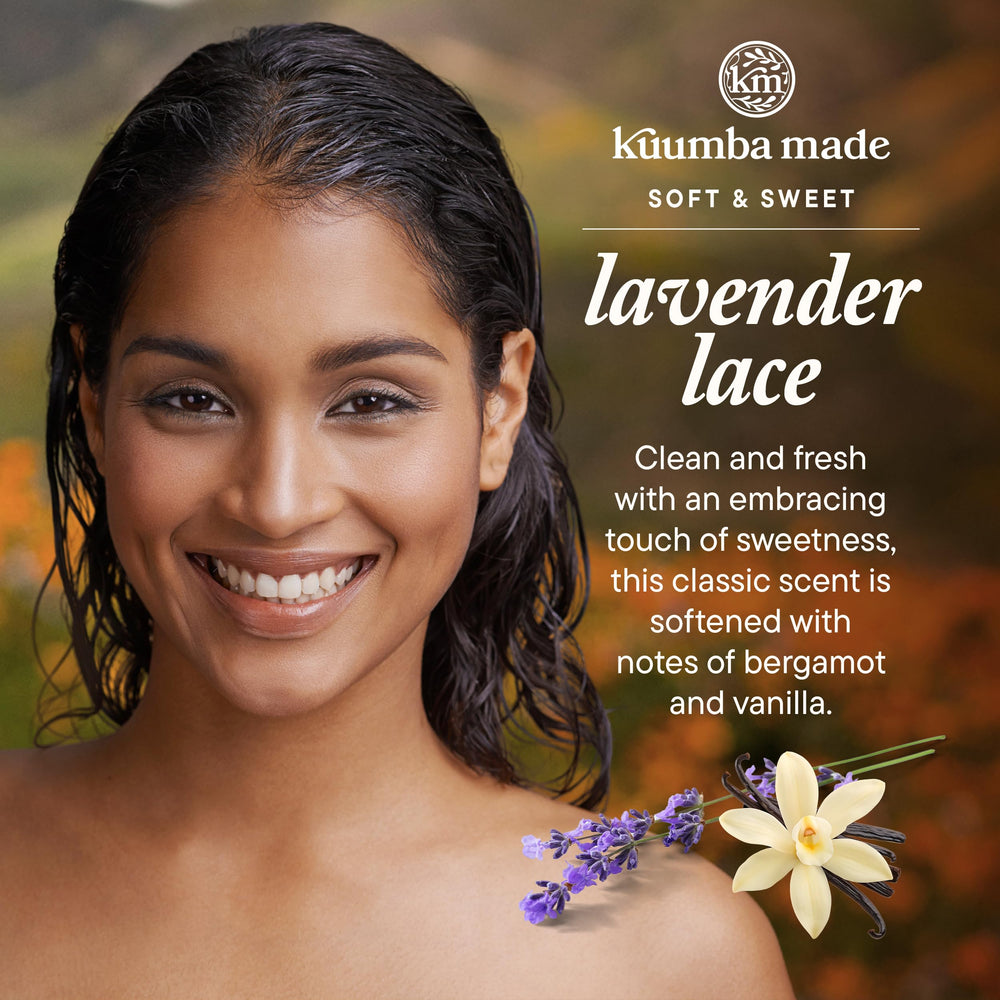 Kuumba Made oil texture close-up highlighting smooth jojoba base for hydration