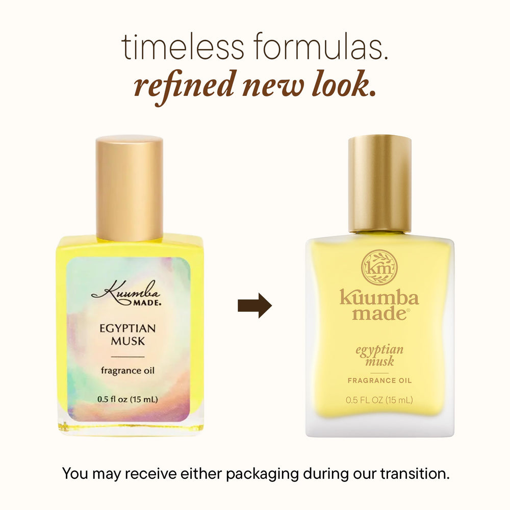 Kuumba Made roll-on application on wrist demonstrating smooth, precise use