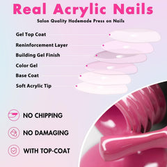 KXAMELIE reusable nails after removal and cleaning showing preserved finish