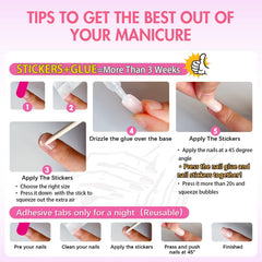 KXAMELIE nails cleaned and stored for reuse demonstrating easy maintenance benefit