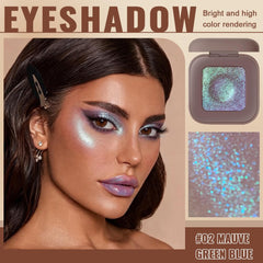 KXmzeG eyelid application demonstrating multidimensional shimmer and wearable finish