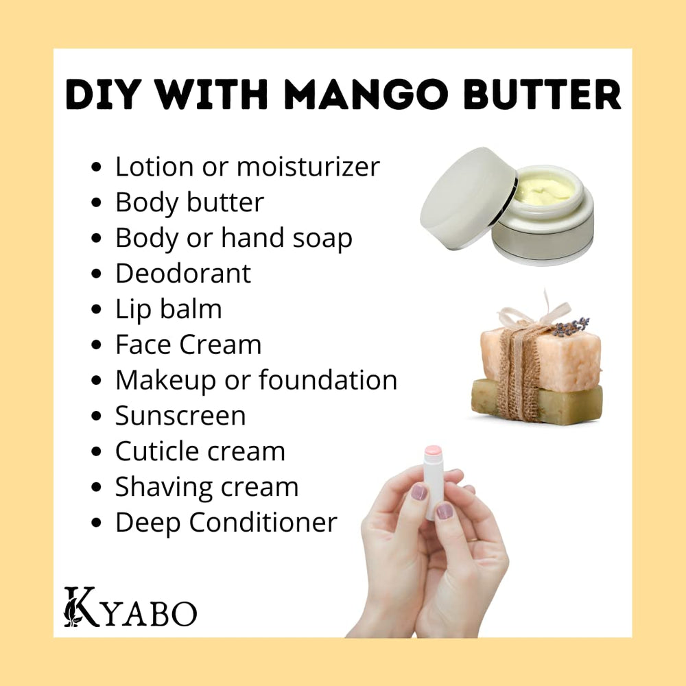 Hand applying Kyabo mango butter on forearm to show instant softening and hydration