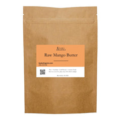 Kyabo mango butter front container showing bulk packaging and ingredient clarity