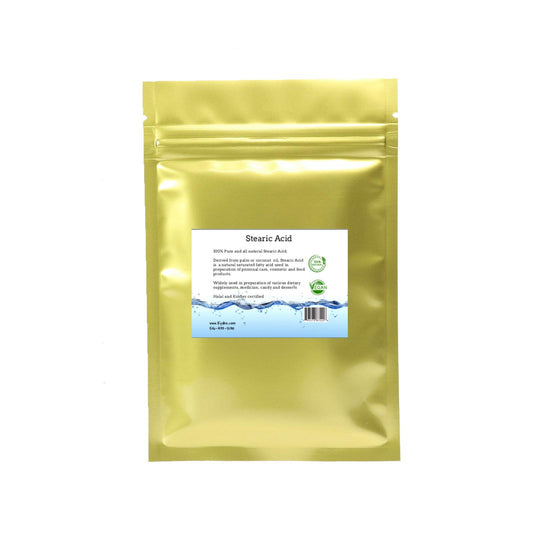 Kyabo stearic acid front packaging showing label and net weight benefits
