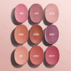 KYDA application on cheek blended with fingertips for seamless finish benefit