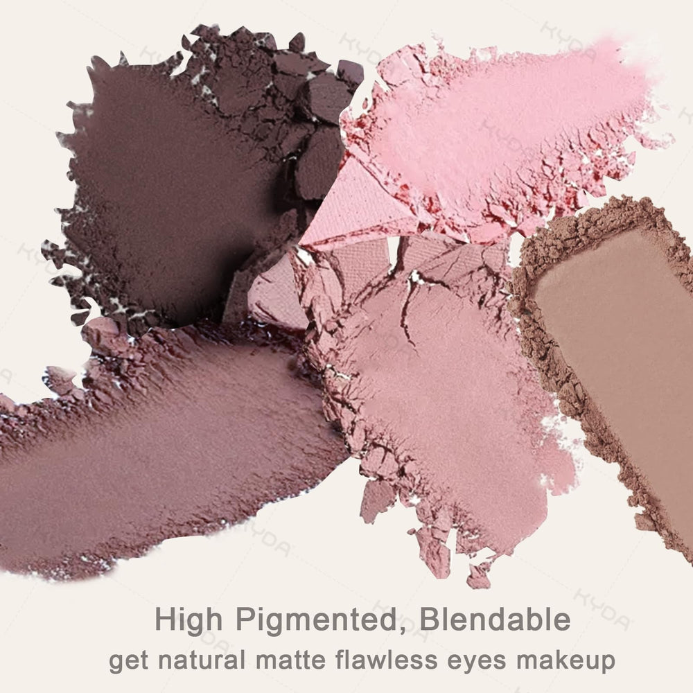 KYDA palette in hand demonstrating compact travel-friendly size