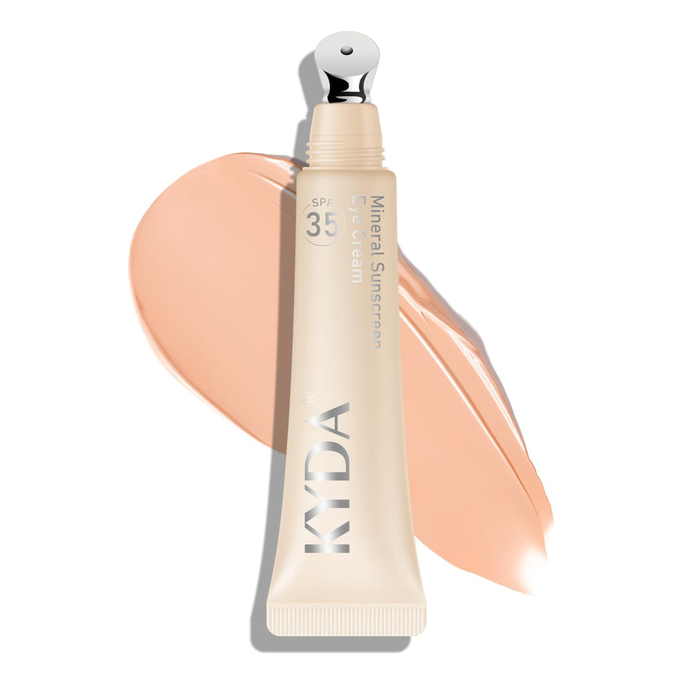 KYDA eye cream front packaging showing SPF 35 protection