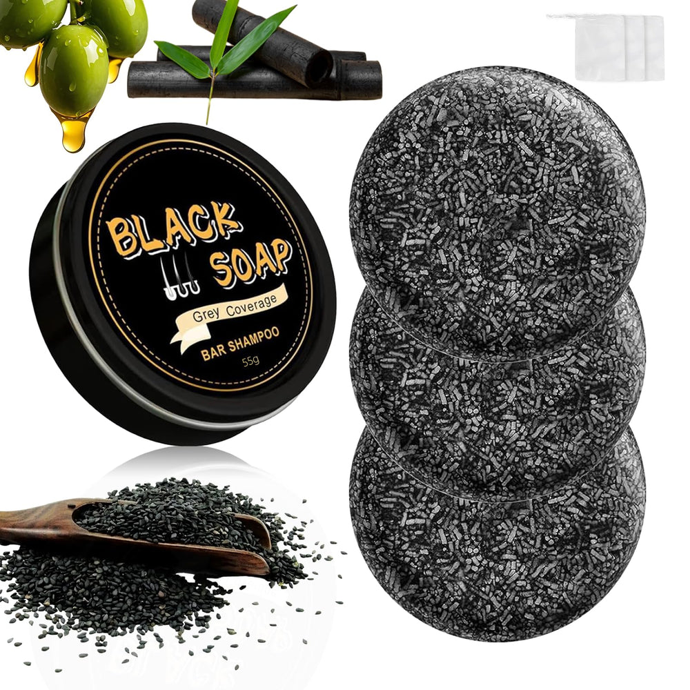 KYDA front packaging showing three gray hair reverse bars with travel-ready benefit