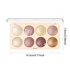 KYDA palette displayed on vanity with brushes, inspires everyday glow looks