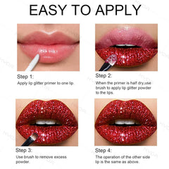 KYDA styled flatlay showing layered lip looks and versatile use