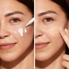 KYDA pump dispensing serum texture, shows easy one-hand use
