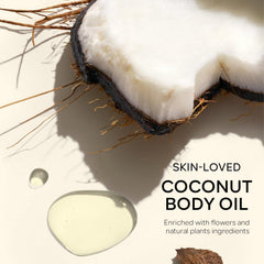 KYDA side label close view listing coconut oil and SPF 45 ingredients