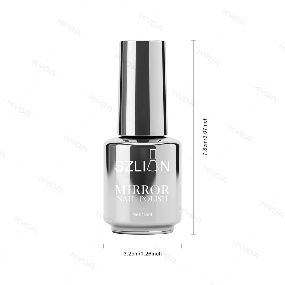 KYDA silver polish with top coat showing enhanced durability and gloss benefit