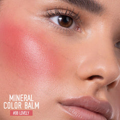 KYDA swatches of LOVELY on skin showing buildable pigment and natural glow