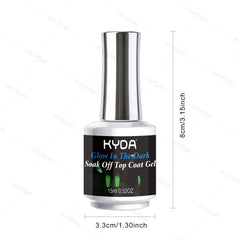 KYDA gel curing under a UV LED lamp ensuring fast, reliable dry time