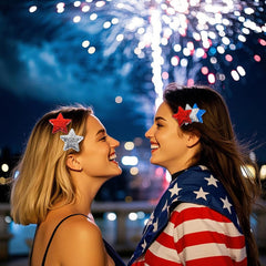 KZBTRBT worn at parade with outfit, complements patriotic ensembles