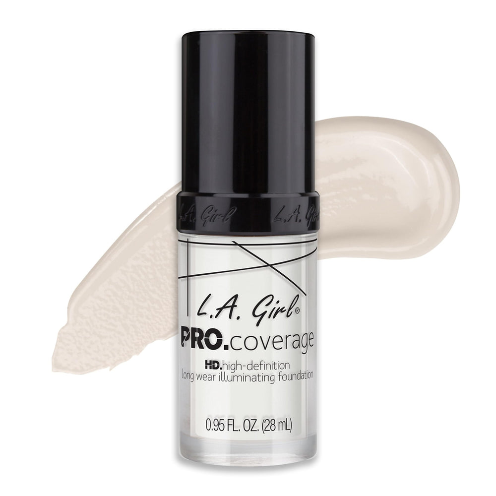 L.A. Girl foundation texture swirl illustrating creamy consistency for smooth blending