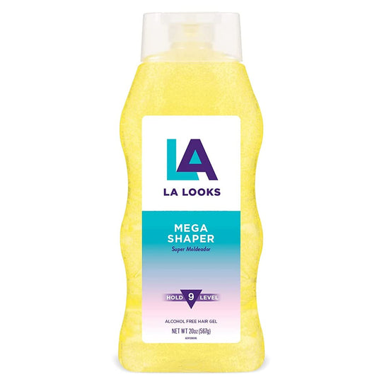 L.A. Looks front jar showing product label and strong hold benefit