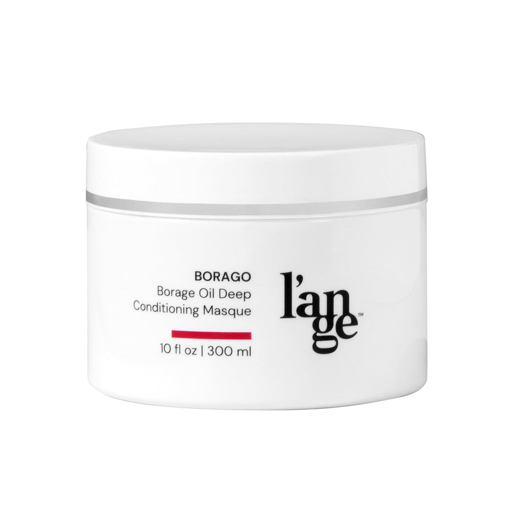 L'ANGE HAIR tub front view showing label and clean packaging benefit