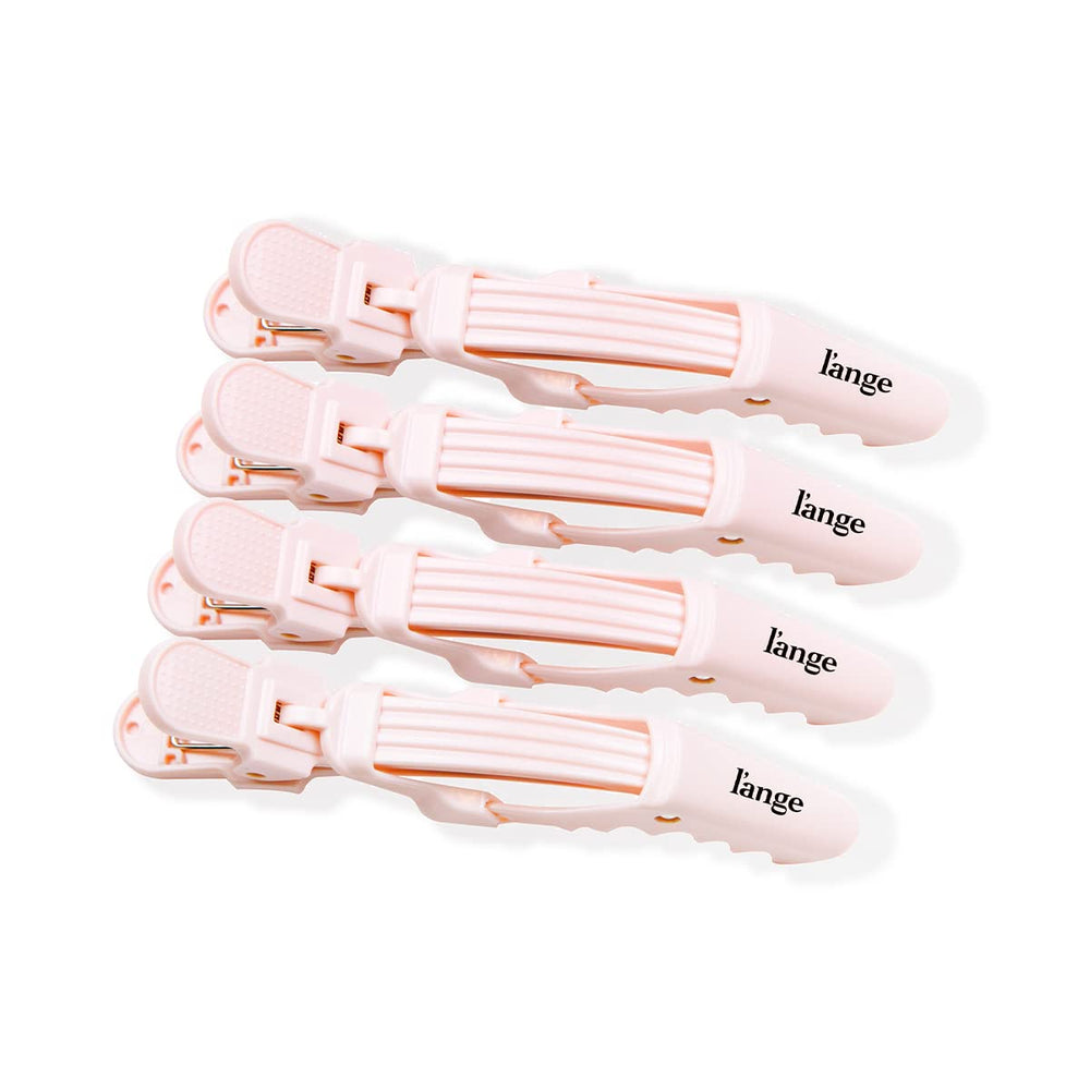 L'ANGE HAIR front view blush clip showing secure hold benefit