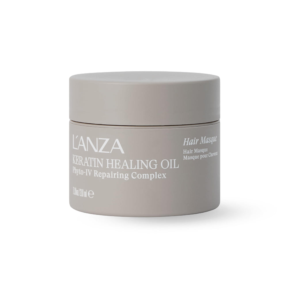 L’ANZA jar front view showing product branding and premium packaging benefit