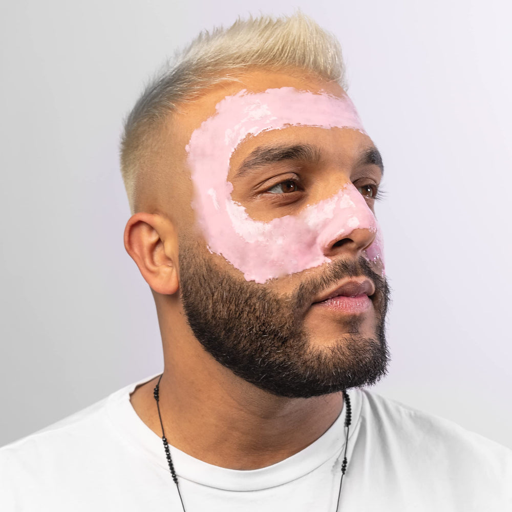 L3 level 3 mask peel off action revealing lifted impurities