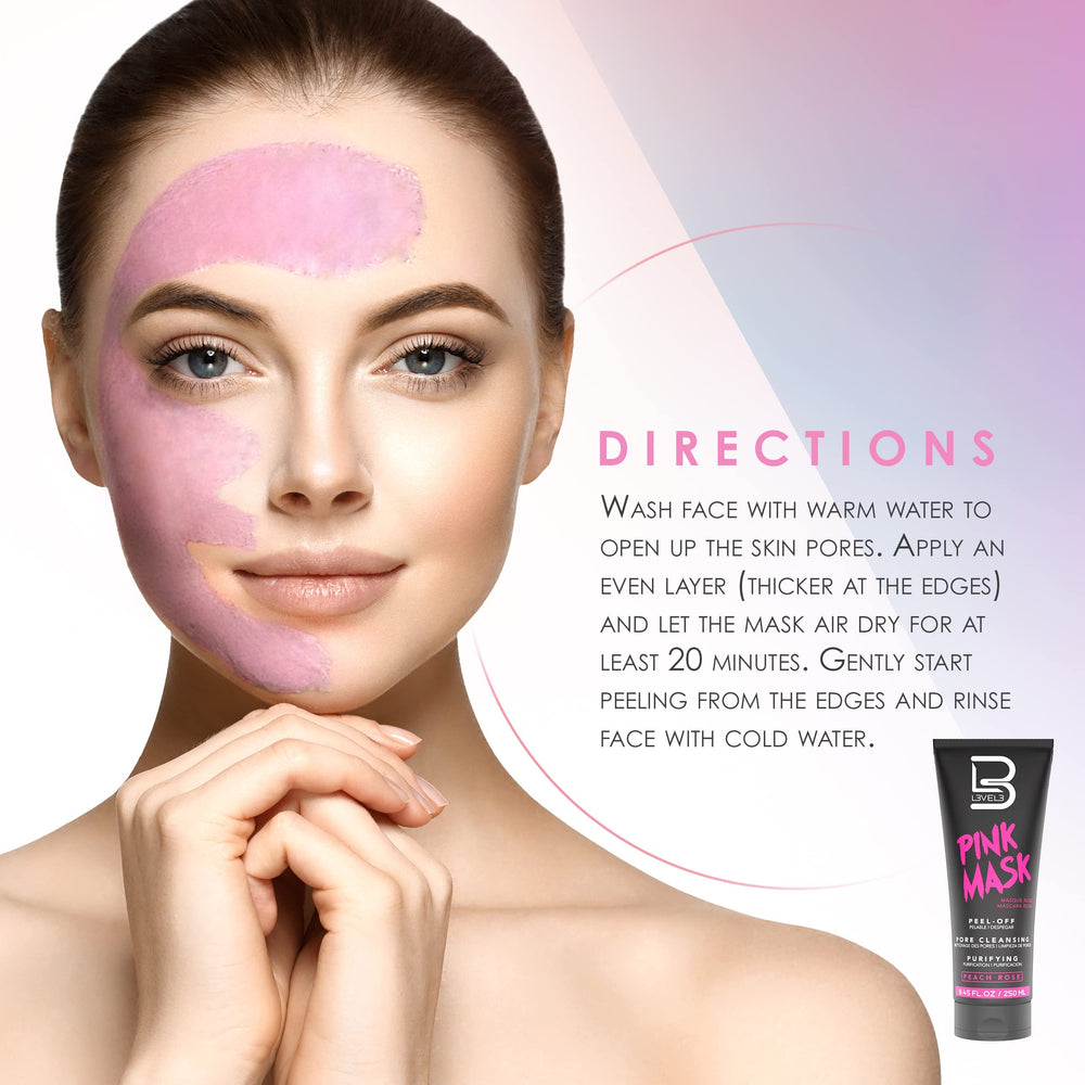 L3 level 3 mask texture closeup highlighting smooth creamy formula