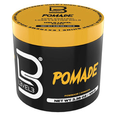 L3 pomade front jar showing clean branding and durable hold benefit