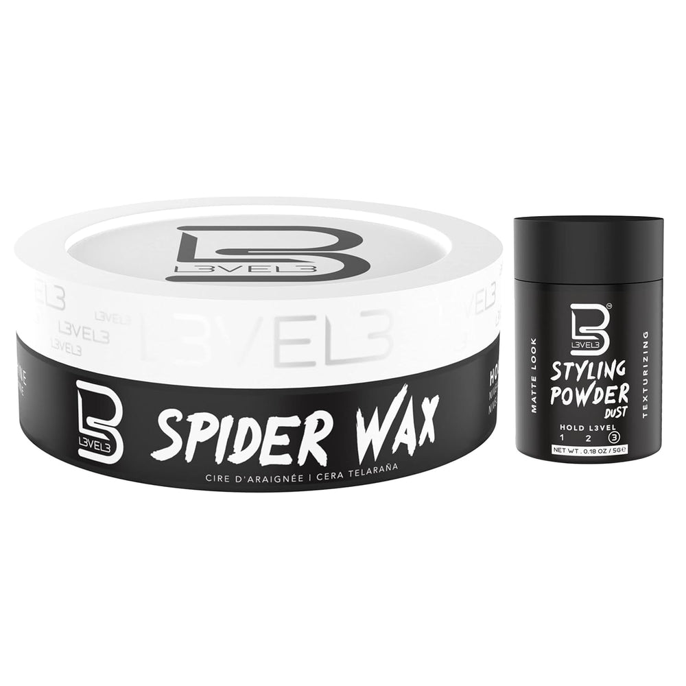 L3 spider wax jar front view showing product packaging and durable hold