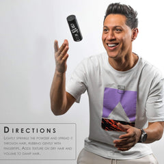 L3 spider wax close-up texture shot showing fibrous formula for volume