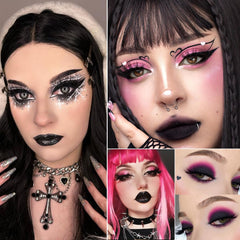La Catrina in-use makeup scene for Valentine or Halloween costume inspiration