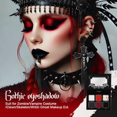 La Catrina texture detail of radiant black pigment, smooth blendable finish
