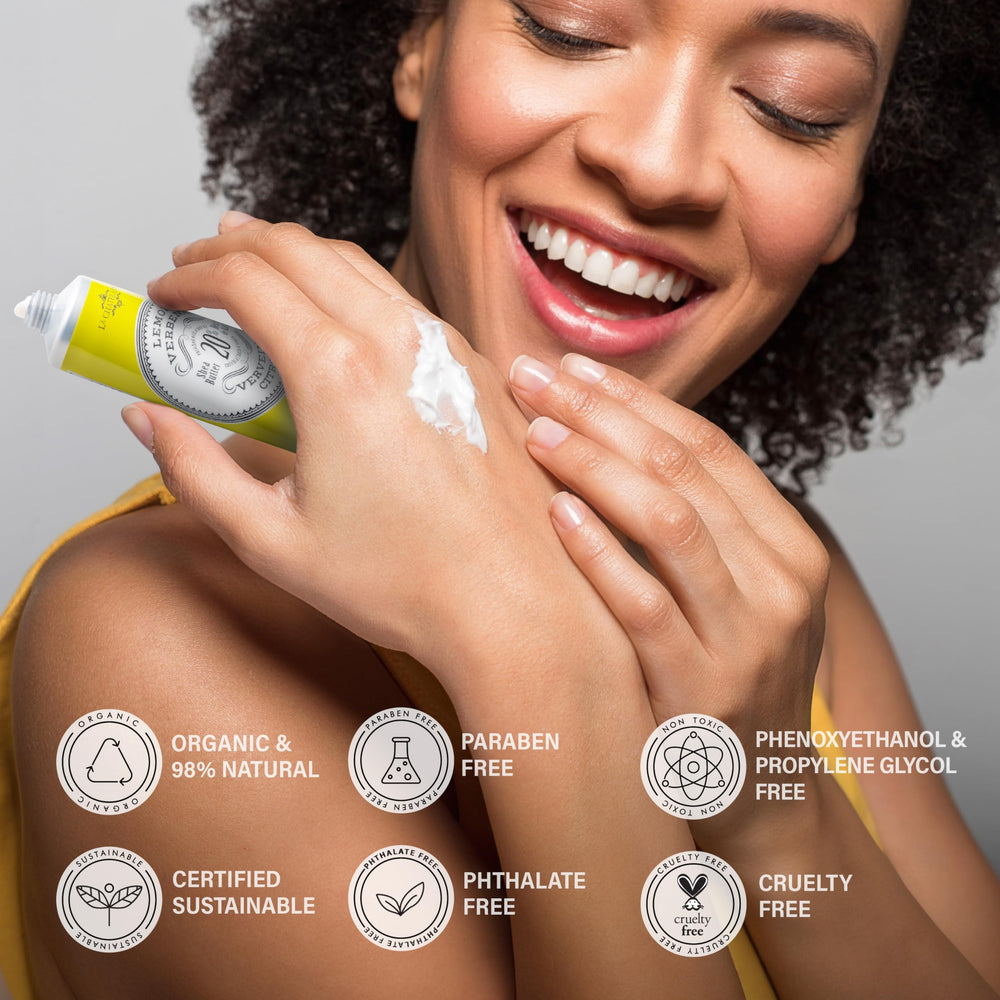 La Chatelaine ingredients shot with argan oil and shea butter for nourishment