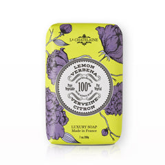 La Chatelaine front packaging showing wrapped 7 oz bar, premium gift appeal