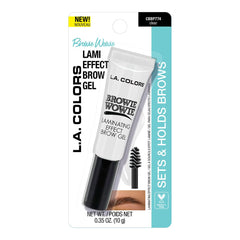 L.A. COLORS applicator wand close-up displaying smooth gel texture for precise styling