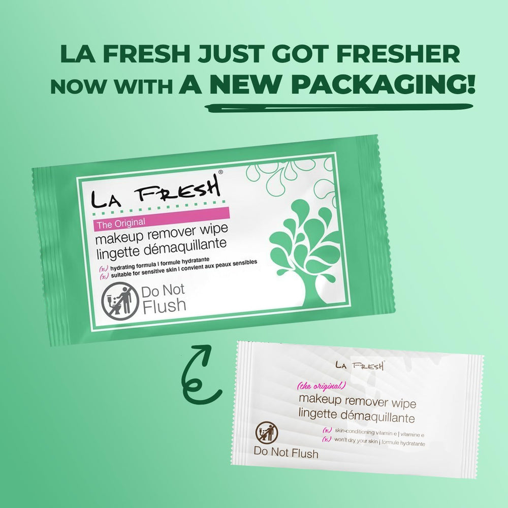 LA Fresh packet in hand showing compact size for purse storage