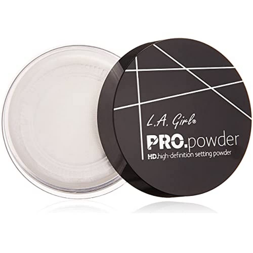L.A. Girl front packaging showing compact and brand for easy recognition