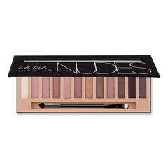 L.A. Girl open palette with 12 nude pans showing color variety benefit