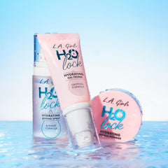 L.A. Girl compact bottle in travel pouch for on-the-go refresh benefit